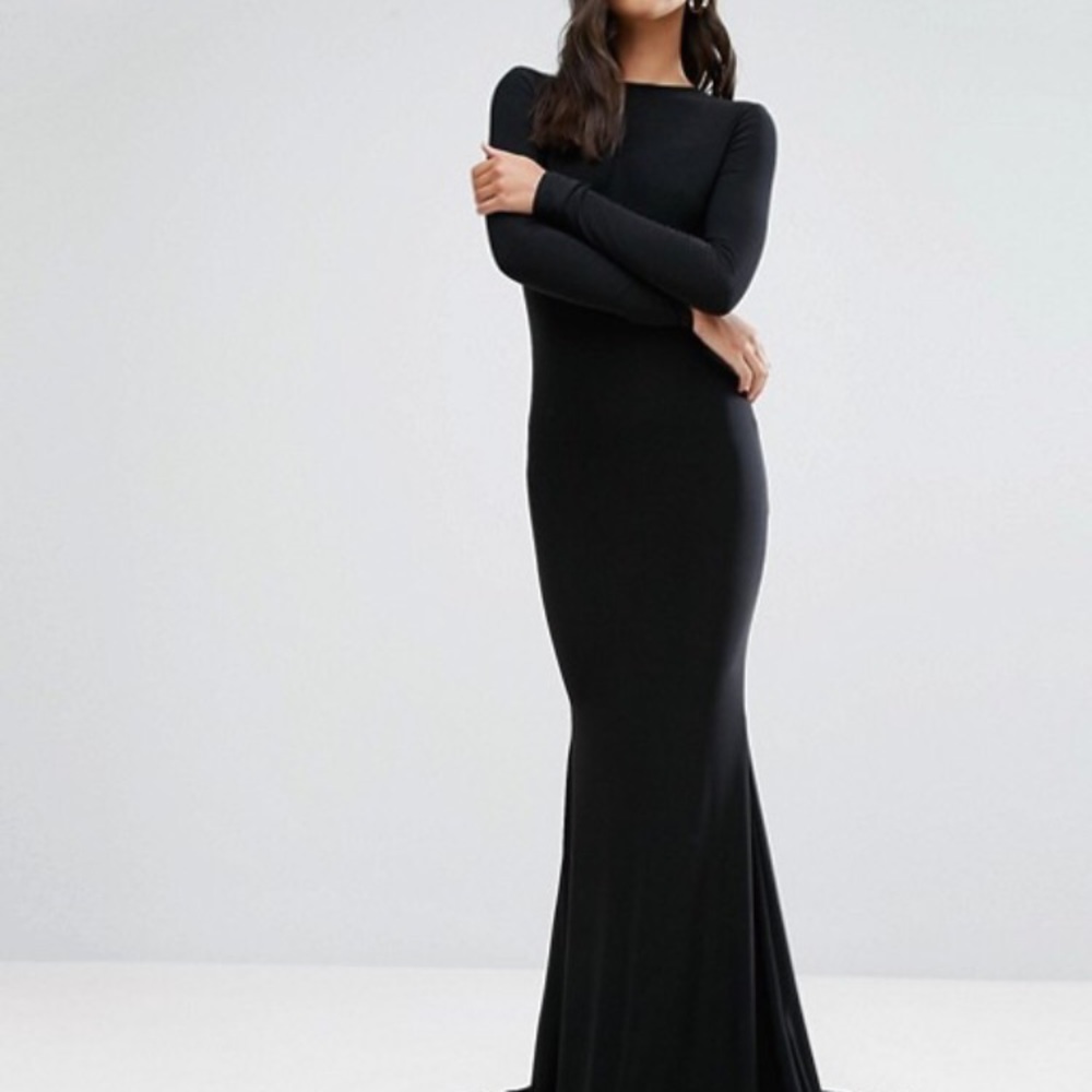 ASOS Long sleeve black dress